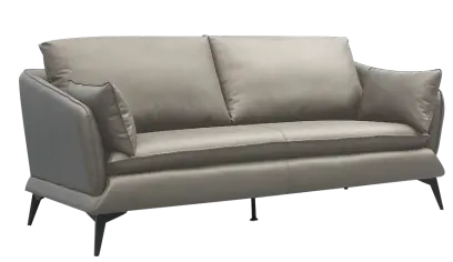 STROMBOLI - 3, 3-sed, ekokůže světle šedá